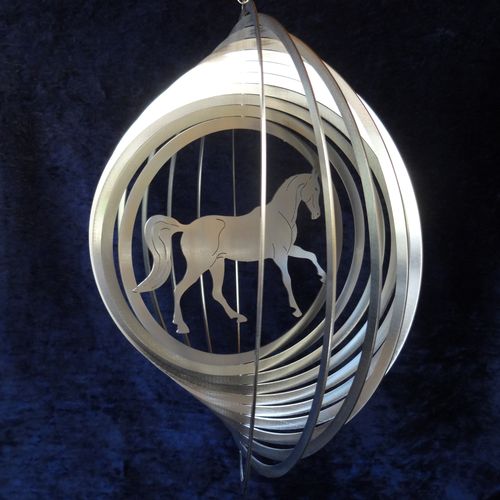 Windspiel Rund Motiv "Pferd" Windspiel Rund Motiv "Pferd"