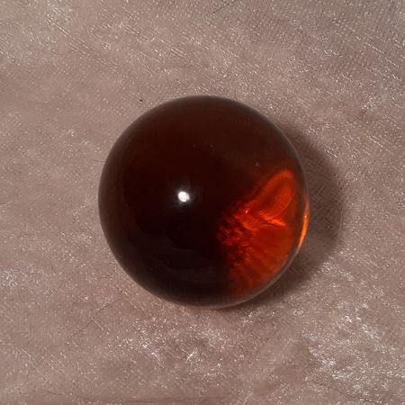 Glaskugel 40 mm, bernstein-orange